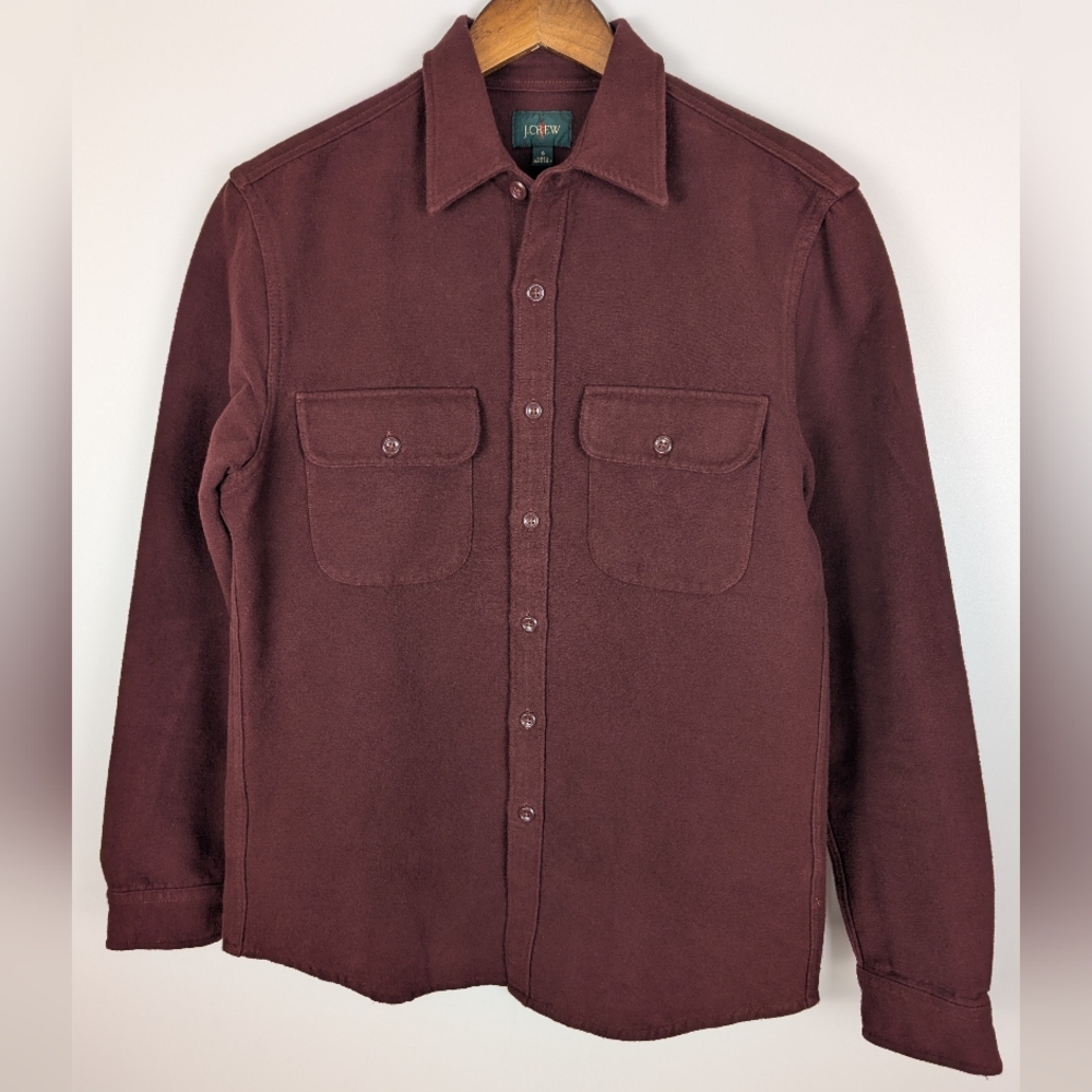 J.Crew Heavyweight Chamois Workshirt Sz.S Regular Fit Oarsman Outdoor Gorpcore
